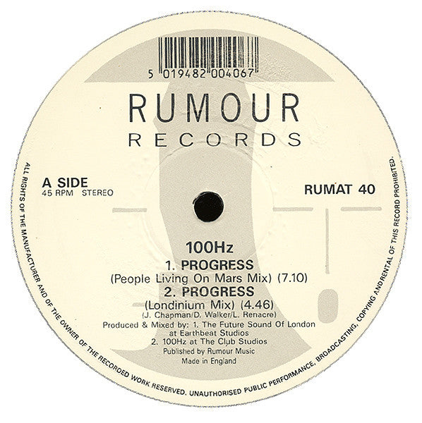 100 Hz : Progress (12")