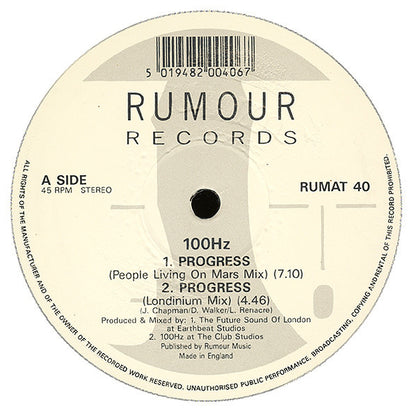 100 Hz : Progress (12")