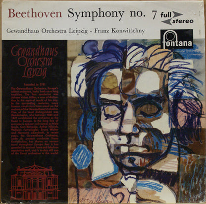 Ludwig van Beethoven - Gewandhausorchester Leipzig, Franz Konwitschny : Symphony No. 7 (LP, Album)