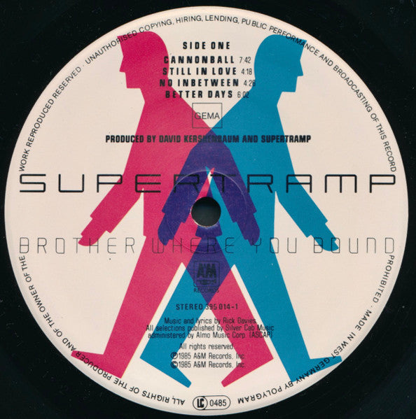 Supertramp : Brother Where You Bound (LP, Album)