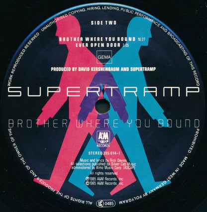 Supertramp : Brother Where You Bound (LP, Album)