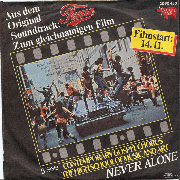 Irene Cara : Fame / Never Alone (7", Single)