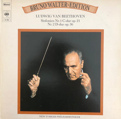Ludwig van Beethoven, Bruno Walter, Columbia Symphony Orchestra : Sinfonien Nr. 1 C-dur Op. 21, Nr. 2 D-dur Op. 36 (LP, Mono)