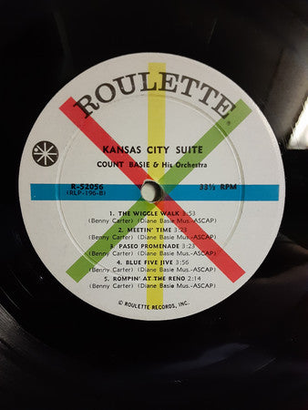 Count Basie Orchestra : Kansas City Suite - The Music Of Benny Carter (LP, Album, Mono)