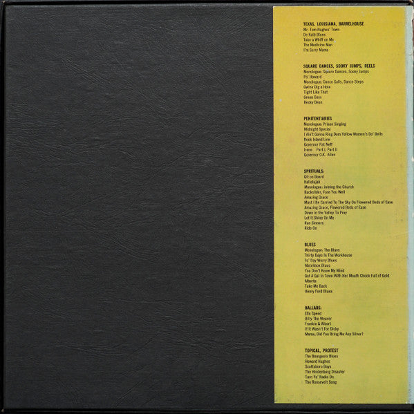 Leadbelly : The Library Of Congress Recordings (3xLP, Comp, Mono, RP + Box)