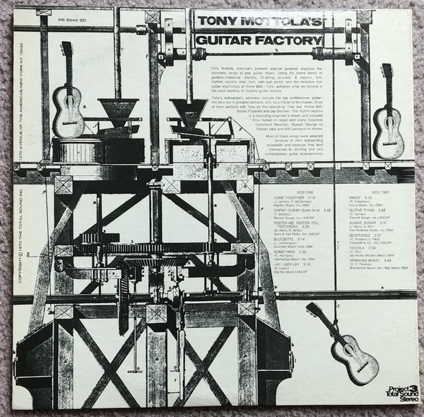 Tony Mottola : Tony Mottola's Guitar Factory (LP, Album, Gat)