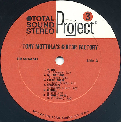 Tony Mottola : Tony Mottola's Guitar Factory (LP, Album, Gat)