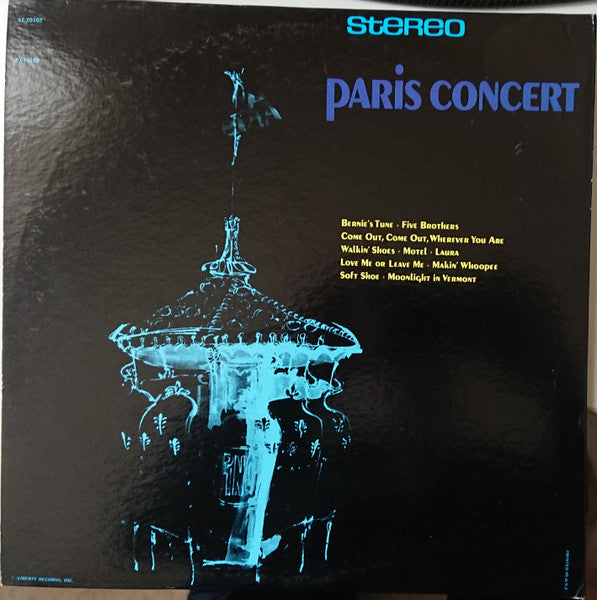 Gerry Mulligan Quartet : Paris Concert (LP, Album, RE, Gat)