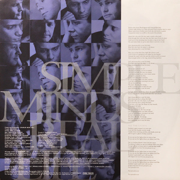 Simple Minds : Real Life (LP, Album)