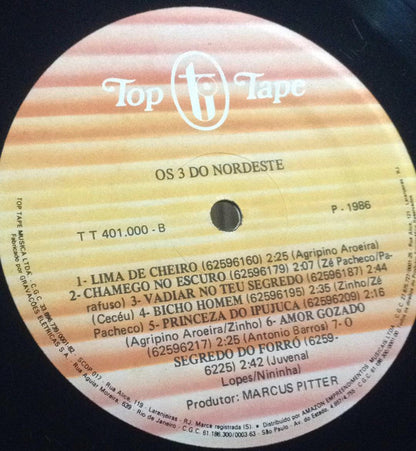 Os 3 Do Nordeste : Osso Duro De Roer (LP)