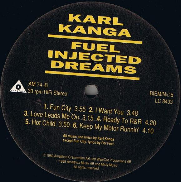 Karl Kanga : Fuel Injected Dreams (LP, Album)