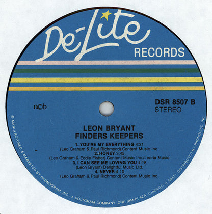 Leon Bryant : Finders Keepers (LP, Album)