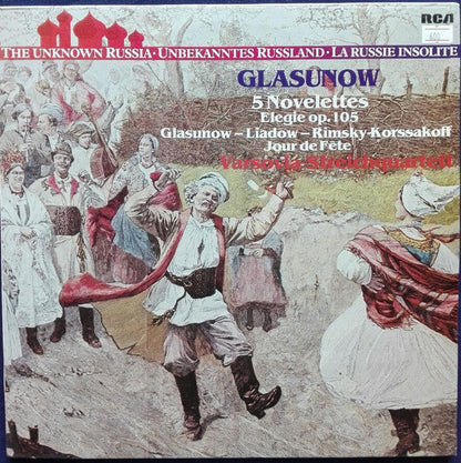 Varsovia String Quartet : Glasunow:Noveletten/Elegie/Jour De Fete (LP)