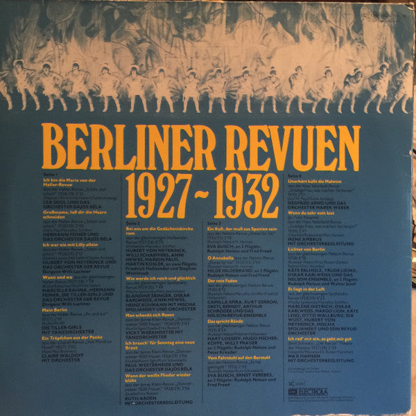 Various : Berliner Revuen 1927-1932 (2xLP, Comp)