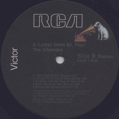 The Silencers : A Letter From St. Paul (LP, Album, Ind)