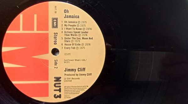 Jimmy Cliff : Oh Jamaica (LP, Comp)