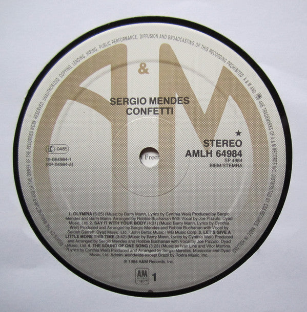 Sérgio Mendes : Confetti (LP)