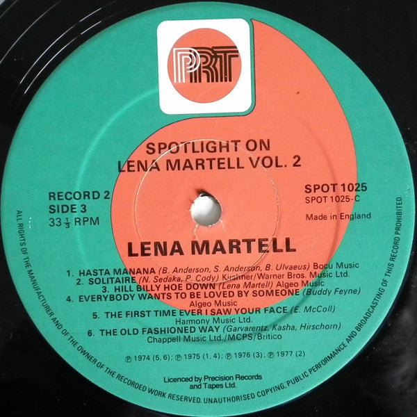 Lena Martell : Spotlight On Lena Martell Vol.2 (2xLP)