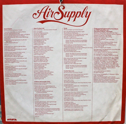 Air Supply : The One That You Love (LP, Album)