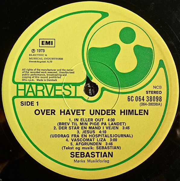 Sebastian (5) : Over Havet Under Himlen (LP, Album)