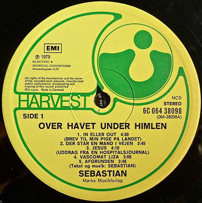 Sebastian (5) : Over Havet Under Himlen (LP, Album)