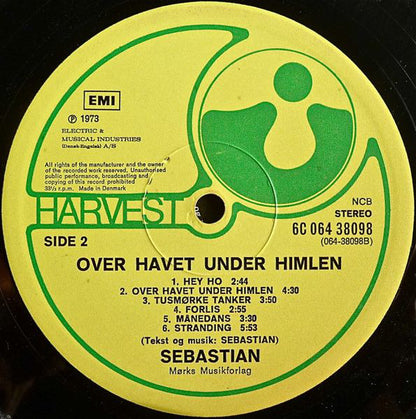 Sebastian (5) : Over Havet Under Himlen (LP, Album)