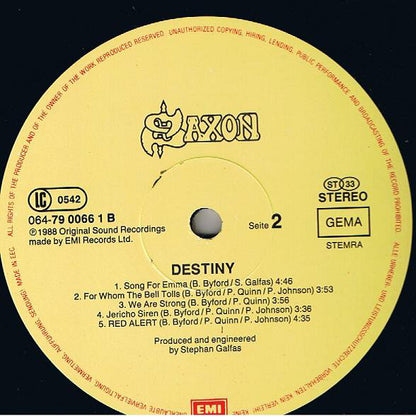 Saxon : Destiny (LP, Album)