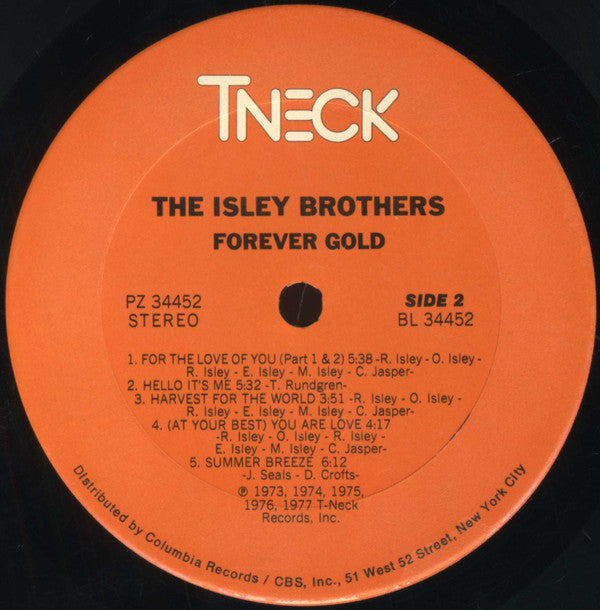 The Isley Brothers : Forever Gold (LP, Comp, Ter)