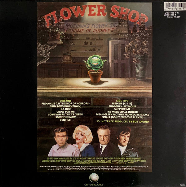 Alan Menken & Howard Ashman : Little Shop Of Horrors - Original Motion Picture Soundtrack (LP, Album, Gat)