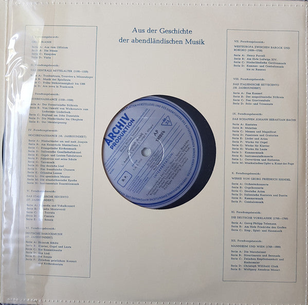 Georg Philipp Telemann : Sonata A Tre D-dur / Quartett D-moll (10", Mono, RE)