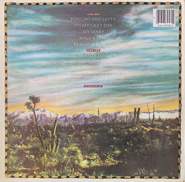 Merle Haggard / Willie Nelson : Poncho & Lefty (LP, Album, Car)