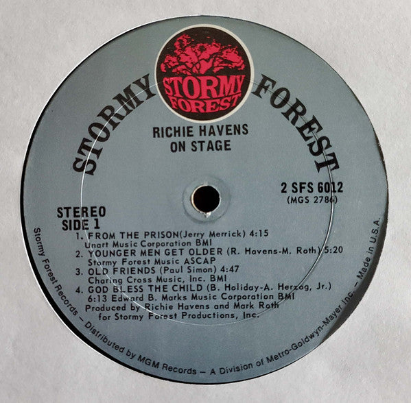 Richie Havens : On Stage (2xLP, Album, Pit)