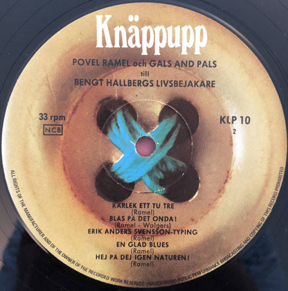 Povel Ramel Med Gals And Pals Och Bengt Hallbergs Orkester : Ta Av Dej Skorna! (LP, RP)