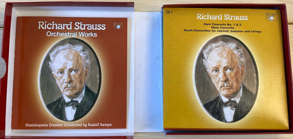 Richard Strauss, Staatskapelle Dresden, Rudolf Kempe : Orchestral Works  (9xCD, Album + Box, Comp)