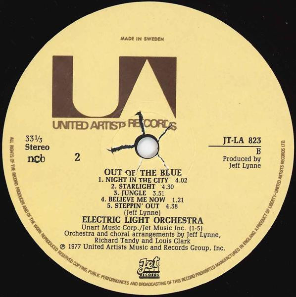 Electric Light Orchestra : Out Of The Blue (2xLP, Album)