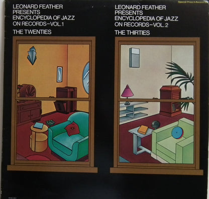 Various : Leonard Feather Present Encyclopedia Of Jazz On Records-Vol.1 The Twenties . Vol. 2 The Thirties (2xLP, Comp, Mono)