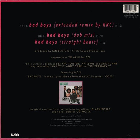 Inner Circle : Bad Boys (12")