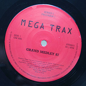 Various : Mega Trax - Series 1 Program 1 - Grand Medley 1987 (12", Mixed)