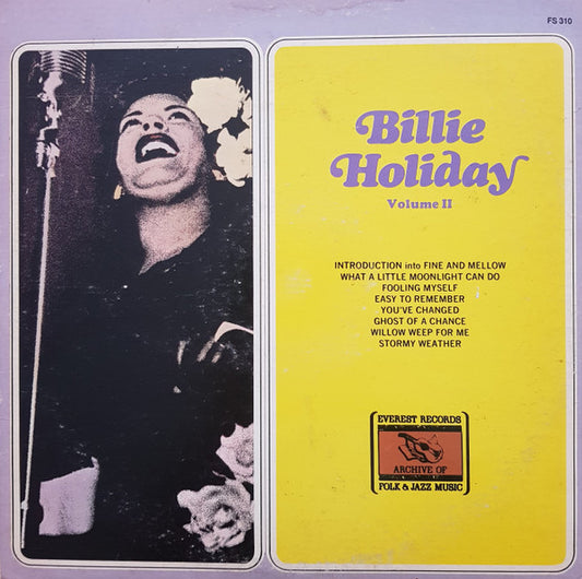 Billie Holiday : Volume II (LP, Comp)