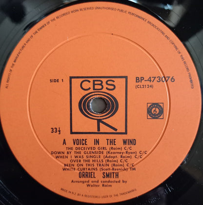 Orriel Smith : A Voice In The Wind (LP, Album, Mono)