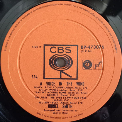 Orriel Smith : A Voice In The Wind (LP, Album, Mono)