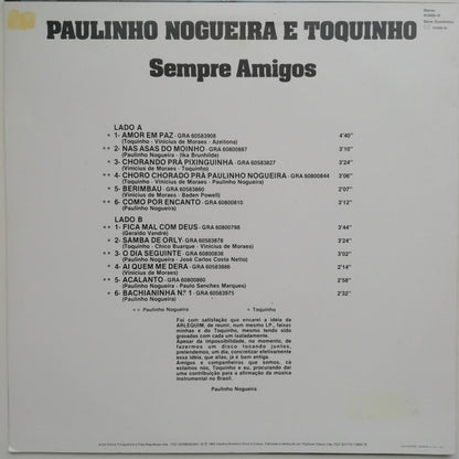 Paulinho Nogueira E Toquinho : Sempre Amigos (LP, Album)