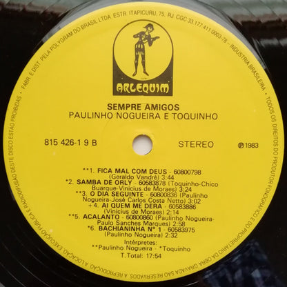 Paulinho Nogueira E Toquinho : Sempre Amigos (LP, Album)
