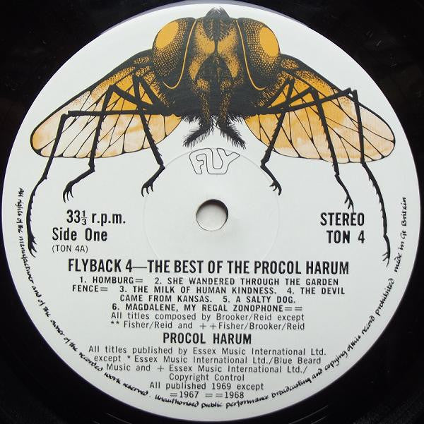 Procol Harum : Flyback 4 - The Best Of Procol Harum (LP, Comp)