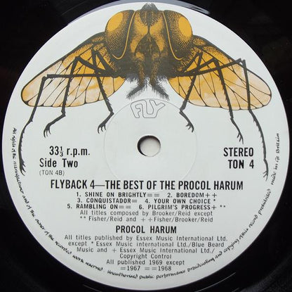 Procol Harum : Flyback 4 - The Best Of Procol Harum (LP, Comp)