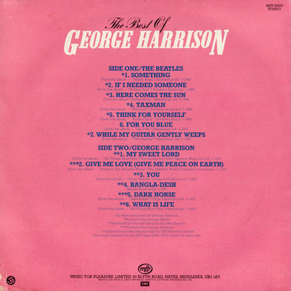 George Harrison : The Best Of George Harrison (LP, Comp, RE)