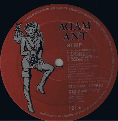 Adam Ant : Strip (LP, Album)