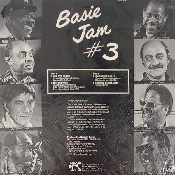 Count Basie : Basie Jam #3 (LP, Album)