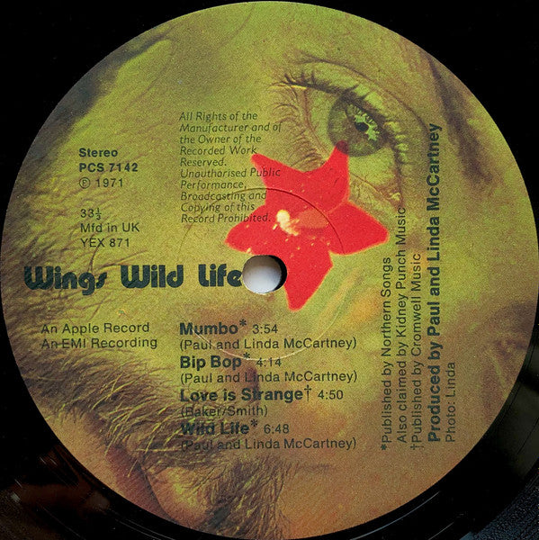 Wings (2) : Wild Life (LP, Album)