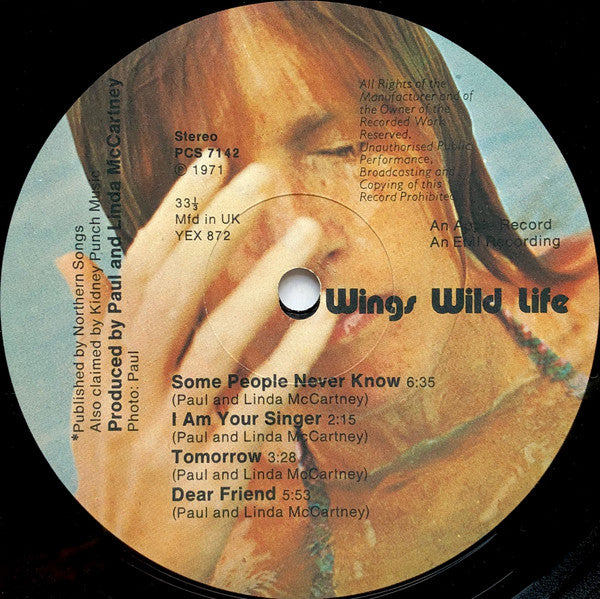 Wings (2) : Wild Life (LP, Album)